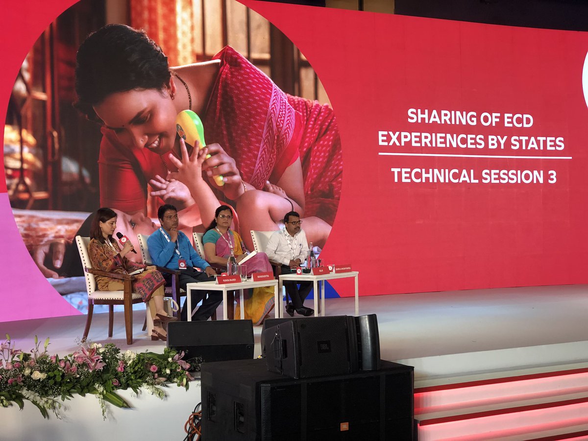 Girisham1's tweet photo. Great to hear representatives from States including Maharashtra and Delhi share learning and experience from building #ECD programmes focusing on #First1000Days at the launch of @Paalan1000 with @MoHFW_INDIA @BvLFoundation #ECDConclave @RushdaMajeed @snehasahani @vantaskigoli https://t.co/P9n7hNtjG5