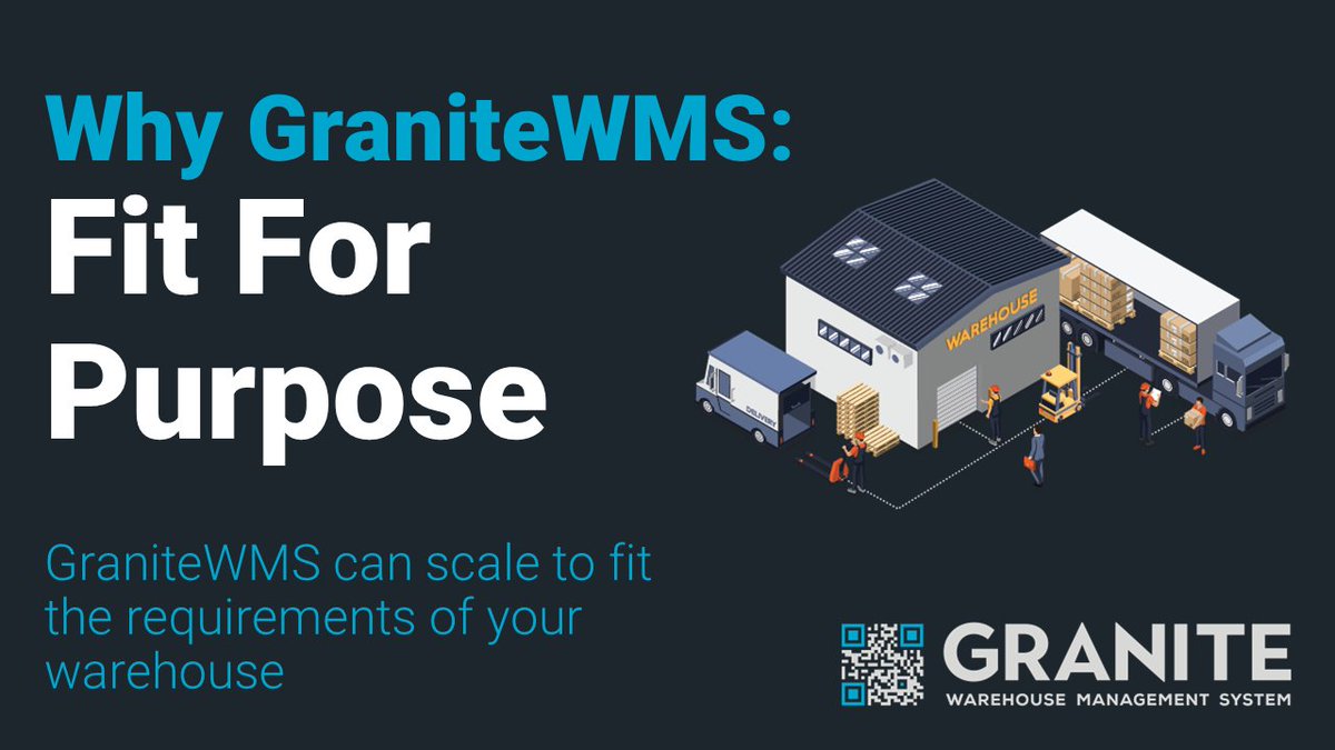 Granitewms's tweet photo. While most corporate warehouse management solutions are overpowered and/or prohibitively expensive for the average warehouse or distribution centre, GraniteWMS is lean and fit for purpose.

Find out more: https://t.co/Z0NNAfnxGk https://t.co/xEL0amNBFt