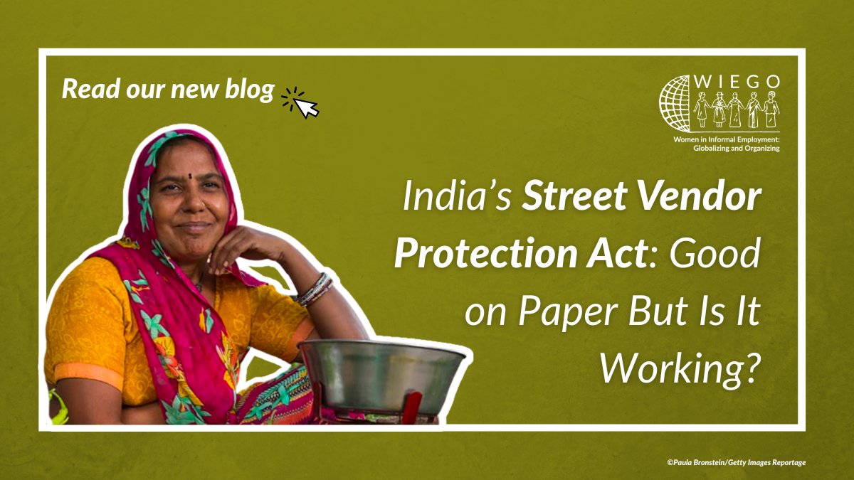 👉🏾Legal recognition for #streetvendors. 👉🏾Prohibition of evictions/relocations without compliance with due process. These are part of India's Street Vendor Act🇮🇳 Almost a decade after its enactment, we analyze the implementation of the law: wiego.org/blog/indias-st…