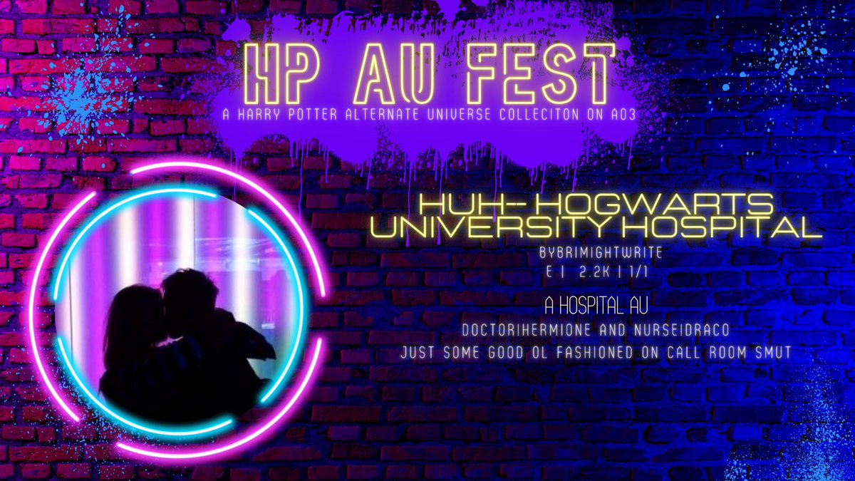 HPAUfest's tweet photo. #HPAUFest REVEALS DAY FOURTEEN
HUH— Hogwarts University Hospital by @brimightwrite 
Find it on AO3 Below!

https://t.co/YcguDzhfSG https://t.co/P4fiMb1OUz