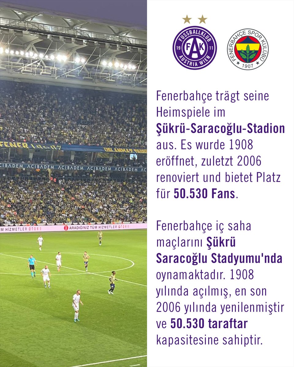 Wir sehen uns morgen, <a href="/Fenerbahce/">Fenerbahçe SK</a>! 👋
Yarın görüşürüz Fenerbahçe!

#faklive #FAKFB #UEL
