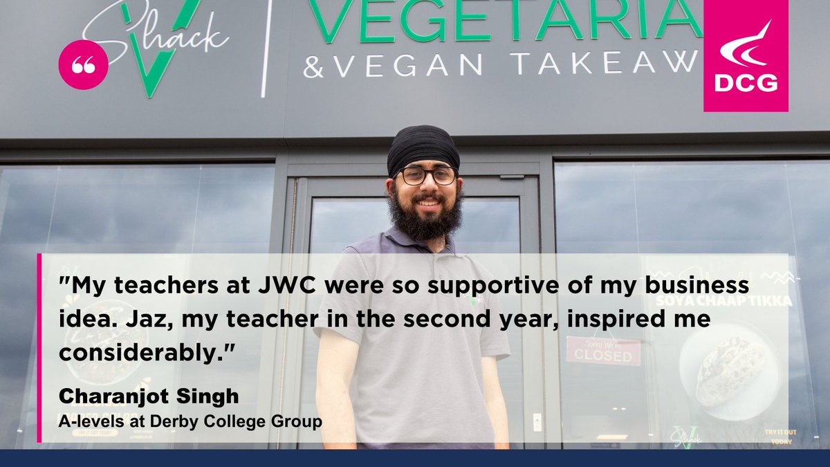 derbycollege's tweet photo. An inspiring role model to #A-level students ahead of #resultsday 🌟 

Read Charanjots A-level story 👇 
https://t.co/bPVoFK8pyn

More about A-levels 👇 
https://t.co/nynN7p9ris https://t.co/kPUPPdEa3q