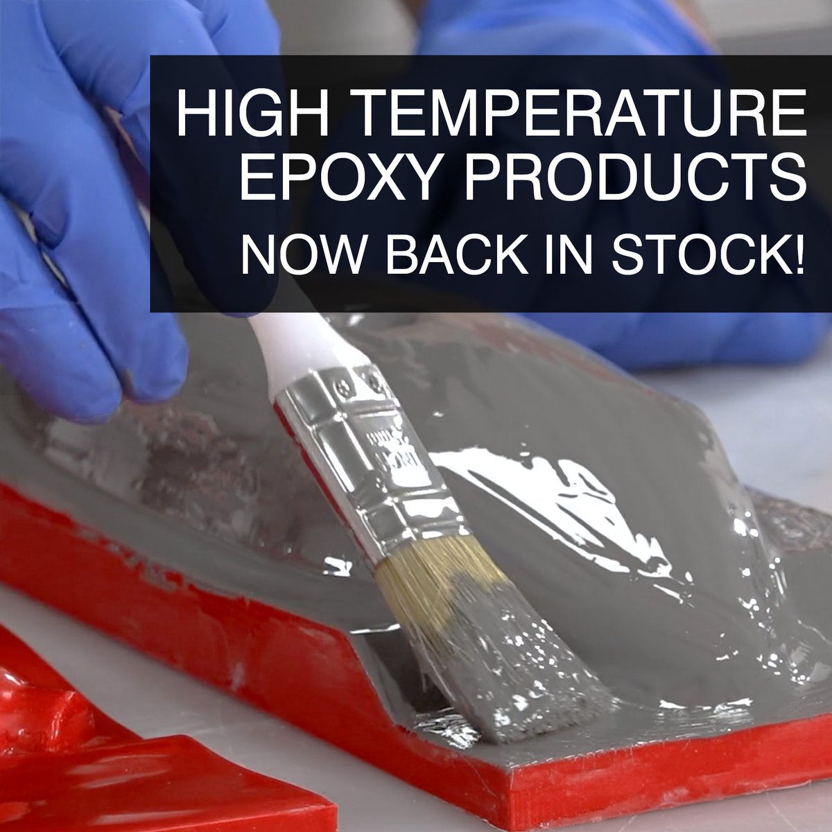 Our high-temp #epoxy products are back in stock:
EG160 Tooling Gelcoat-EMP160 Laminating Paste-EL160 Laminating Resin
With service temps up to 160C are ideal for creating #hightemp moulds for prepreg use, components and tooling. Shop here: tinyurl.com/2ejkpvf4
#easycomposites