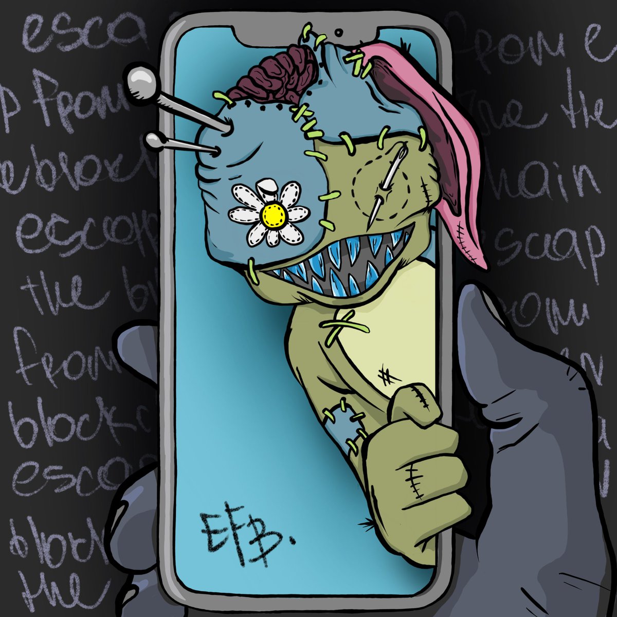 One of the crypto monsters breaks out, we must catch it!

We giving away 10 EFB WL spots 👹

1 Follow <a href="/EFB_NFT/">Escaped from the blockchain | NFT | FREE MINT</a>

2 RT

3 TAG 3 FRIENDS

YOU HAVE 48 HOURS 👺
#EFB #NFT #FreeMintNFT