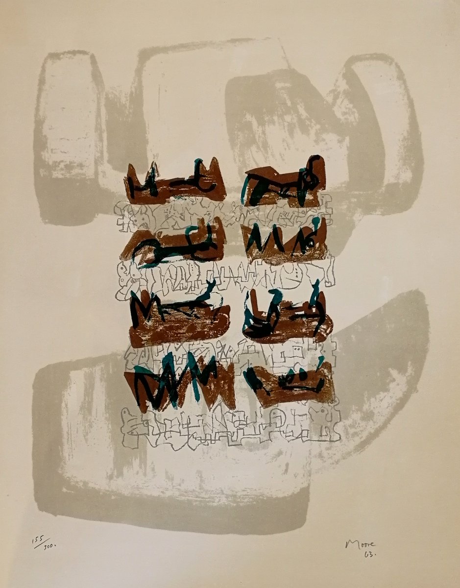 Gallery TEN (@tenedinburgh) on Twitter photo "Eight Reclining Figures on Rock Background" 1963
Henry Moore (1896-1986) - (Cramer 43)
Lithograph printed in colours from the Edition of 300 <a href="/TENedinburgh/">Gallery TEN</a> #printmaking #1960s #ModernBritish #shoplocal #EdinburghGallery #edinburghlifestyle "Eight Reclining Figures on Rock Background" 1963
Henry Moore (1896-1986) - (Cramer 43)
Lithograph printed in colours from the Edition of 300 <a href="/TENedinburgh/">Gallery TEN</a> #printmaking #1960s #ModernBritish #shoplocal #EdinburghGallery #edinburghlifestyle