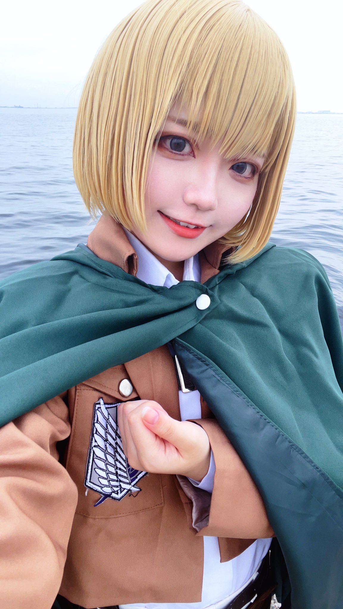 【6/17まで】【進撃の巨人】　アルミンコスプレ（ほぼフルセット） 進撃の巨人 コスプレ ほぼフルセット