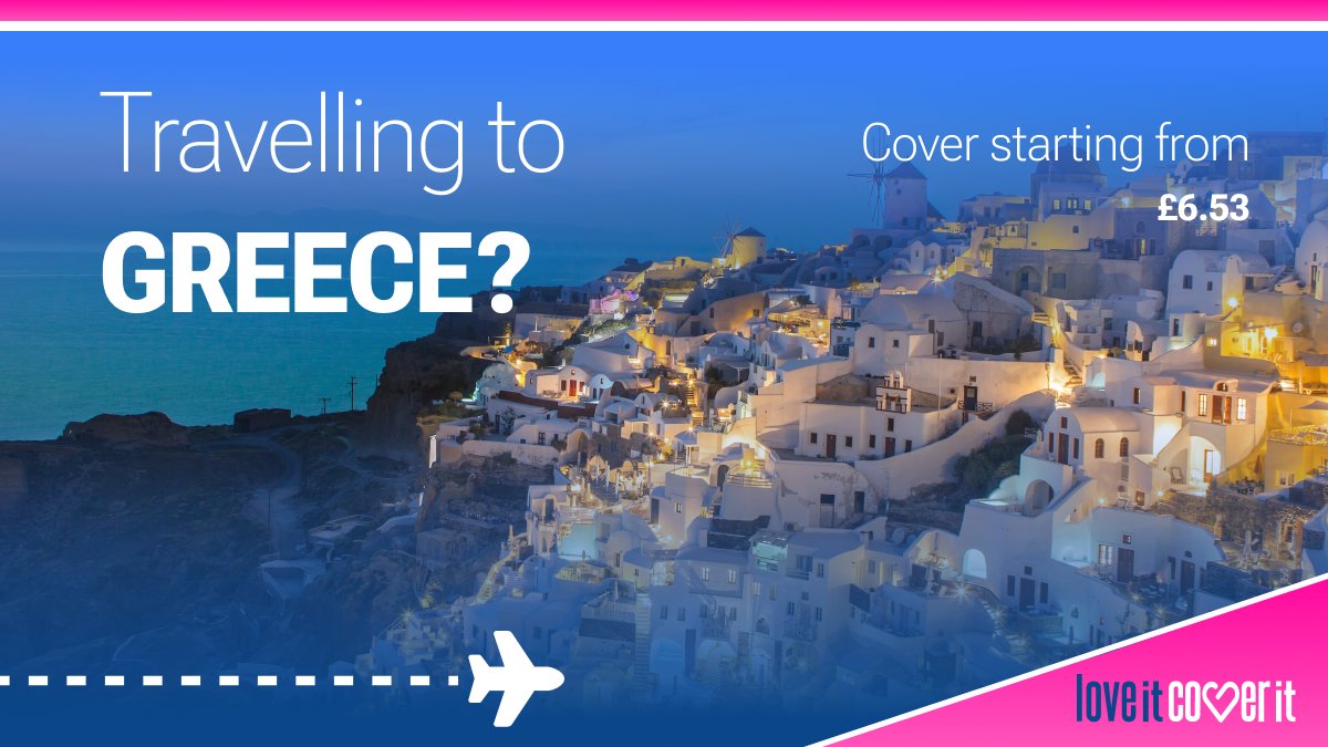 loveitcoverit's tweet image. Relax on the beaches of Greece this summer with comprehensive insurance starting from £6.53.

#Adventure #Travel #loveitcoverit #Greece
