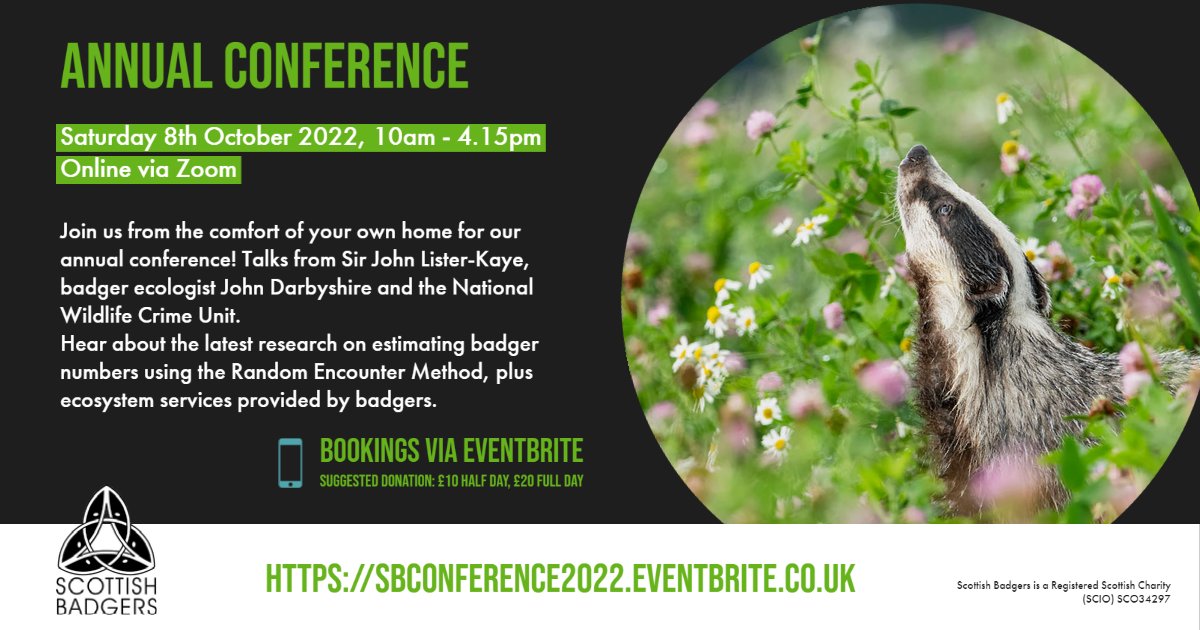 Booking is now open for our Annual Conference on Saturday 8th October! Great line-up of speakers and always a fab day. More info. &amp; booking: sbconference2022.eventbrite.co.uk