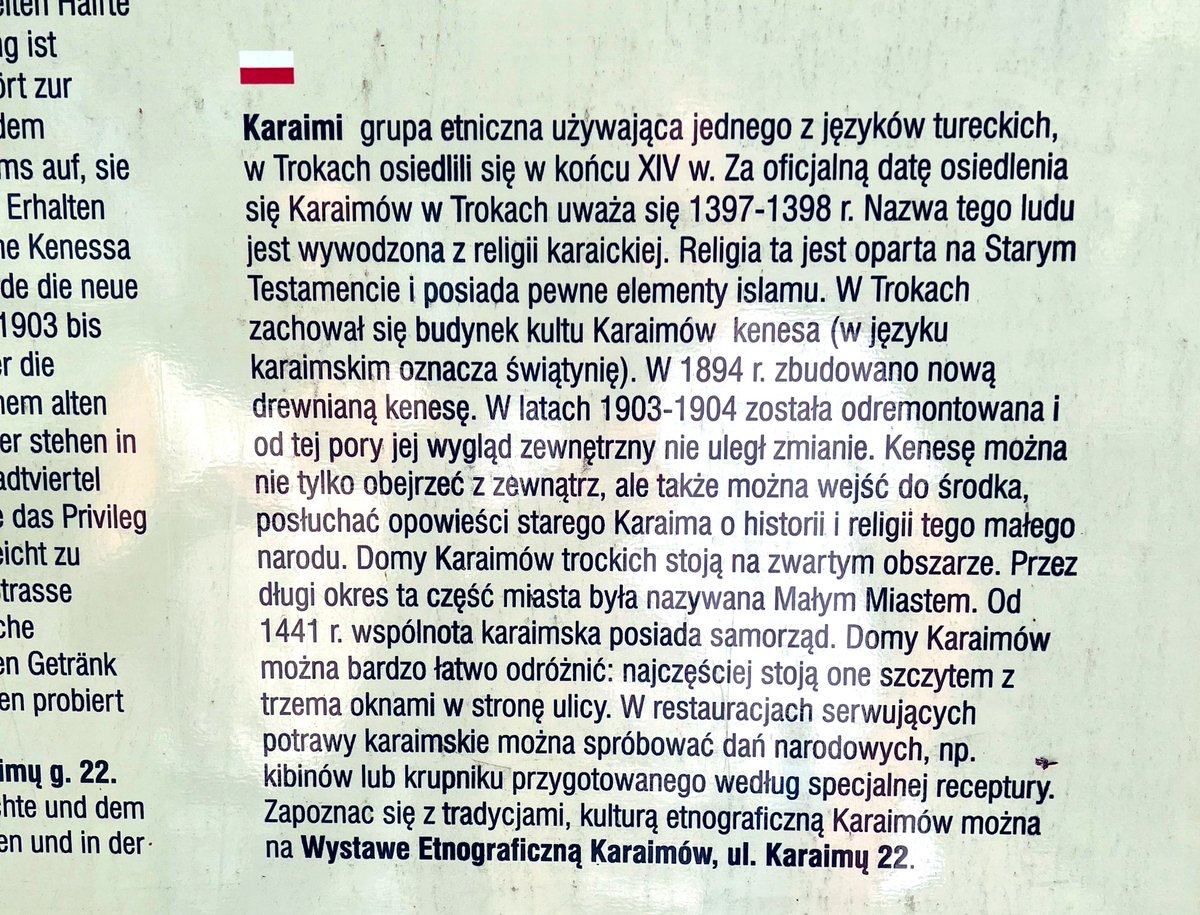 albertoz1st's tweet photo. Relacja z wycieczki na Wileńszczyznę. #Wilno #spaceroweszoty 🧵
Na początek #Troki ⬇️
1️⃣ zamek położony na jeziorze Galwe wzniesiony w XIV–XV w. przez WKL Kiejstuta i jego syna Witolda, zrekonstruowany w latach 1951-1961
2️⃣ charakterystyczny karaimski dom jakich wiele w Trokach https://t.co/oJ7K36GKhB