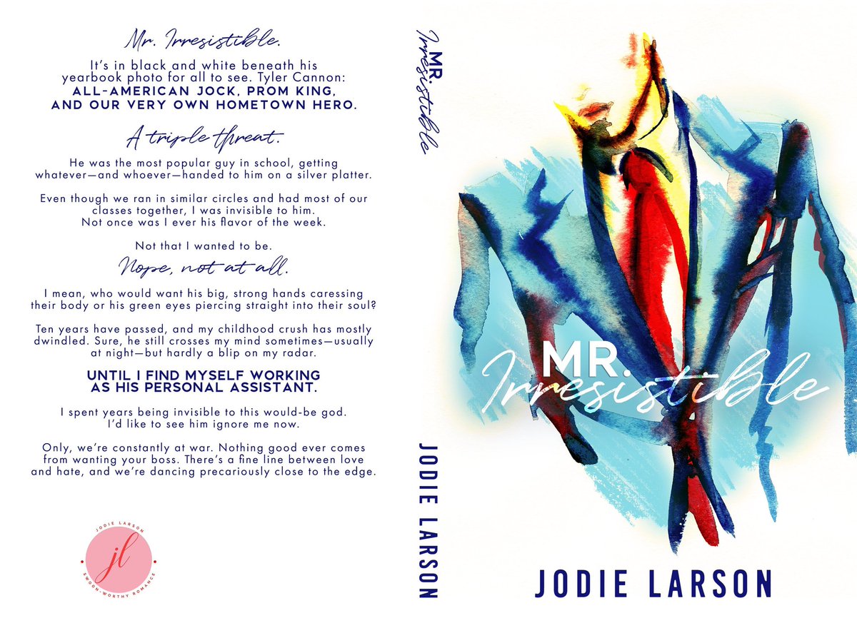 #COVERREVEAL There’s a fine line between love and hate, and we’re dancing precariously close to the edge. Mr. Irresistible by @jlarsonauthor bit.ly/3QNFX5H