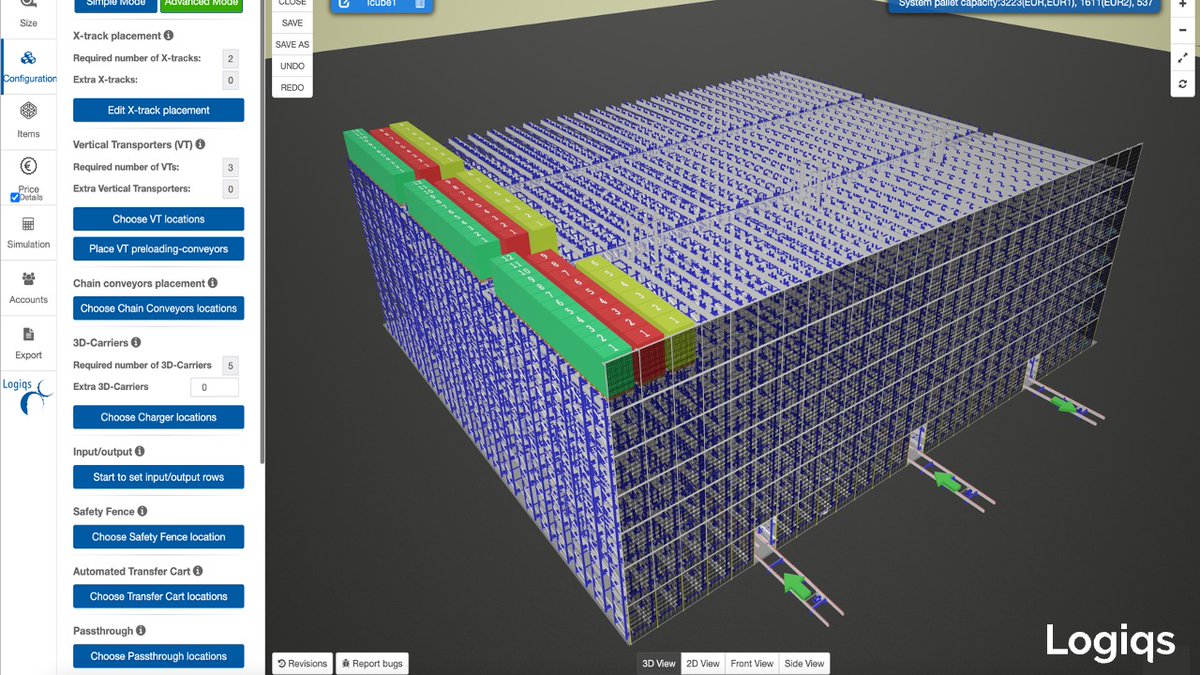 logiqs's tweet photo. Today, #business practices are heavily influenced by the revolution of #automation solutions. 
As a result, we developed the most versatile and modular #ASRS 
Curious if our system works for your #warehouse or production facility?
Design your layout now: https://t.co/4DJAjZ4nc1 https://t.co/Ih2uyHVBfz