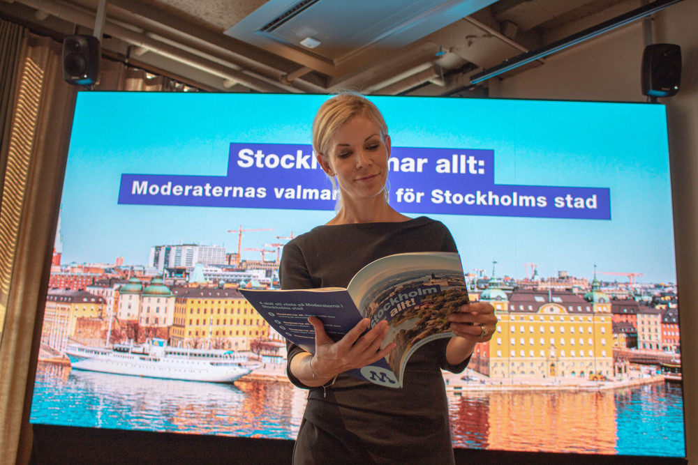 Moderaterna i Stockholms stad presenterar valmanifest mynewsdesk.com/se/moderaterna…