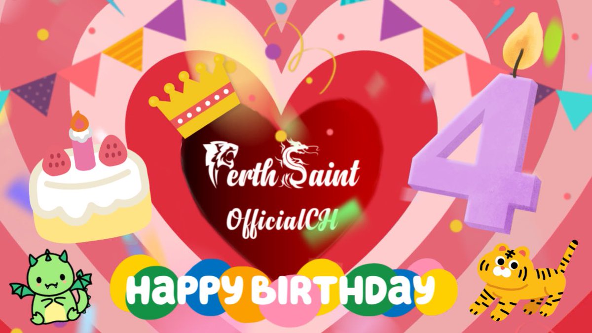 PerthsaintC's tweet photo. Many thanks for the kindness #TRIGON gave me during these four years. 
Thank you @perthppe @Saint_sup for brightening my world.
Thanks to my girls. It was a challenging time but you all made it easier. 

Happy 4th anniversary to PSOCH.
#PerthSaint_OfficialCH 
#PerthSaintSation https://t.co/eKLEa7BFun