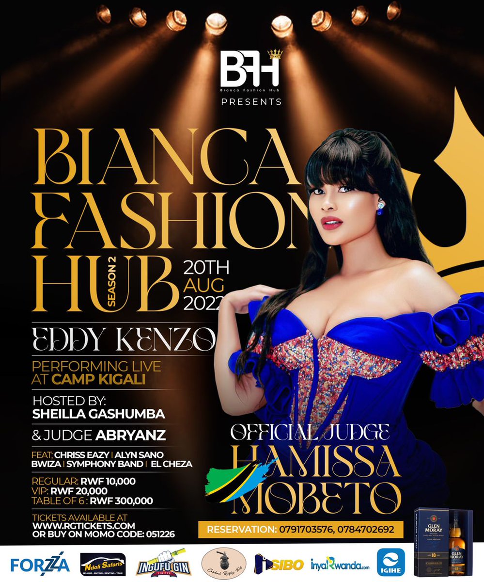 kanisekere's tweet photo. Ikintu nize uyu munsi nuko tugomba gushyigikira abo dukunda bagihumeka 🙏
#Bianca Fashion Show will take place this weekend #Hamisa Mobeto from TZ & Eddy kenzo all in KgL. Muri iyi event tuzifatanya n'imiryango ya Yvan&Yanga gukomeza kubafata mu mugongo 🙏 one Love ❤ https://t.co/YB4uX85gwU