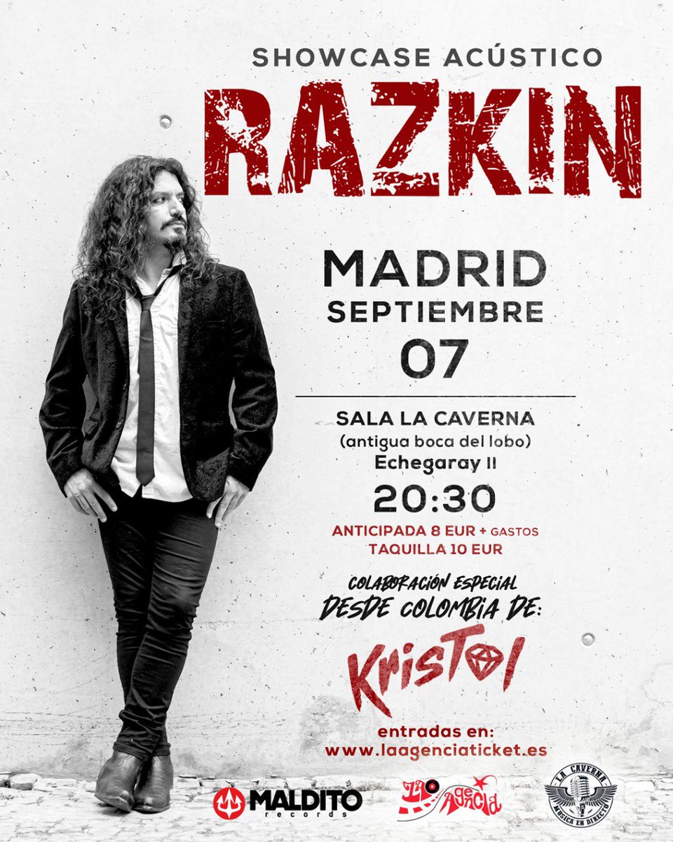 LTMusics's tweet photo. #ShowCase #Acustico @pedrorazkin #RAZKIN
7 de Septiembre
@martinmusices @LaAgenciaMusic https://t.co/C4EqXV7pBt