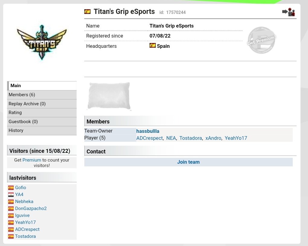 Titan's Grip eSports tweet media