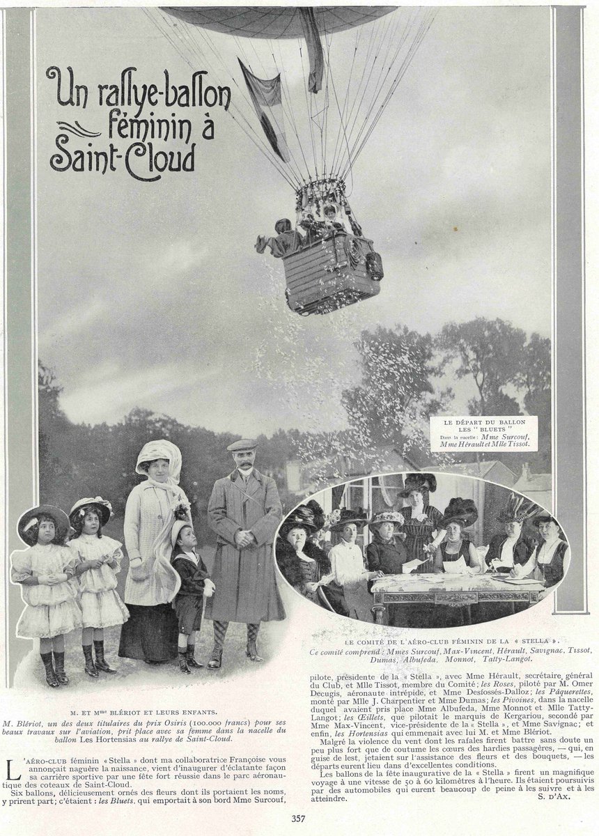 VilleSaintCloud's tweet photo. [ PATRIMOINE ] Les débuts féminins de l’aviation à Saint-Cloud 👩🛩
Au tout début du XXe siècle, les Coteaux servent de cadre aux premiers exploits des pionnières de l’aviation, figures d’un féminisme audacieux et déterminé... https://t.co/vRIXEQfhd5