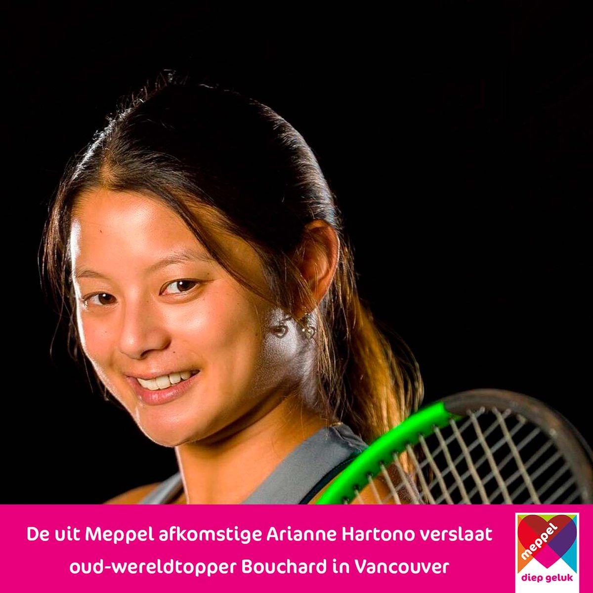 🎾Hartono is de huidige nummer 166 van de wereld. Met deze winst bereikt ze de tweede ronde van het WTA-toernooi. Daar zal ze strijden tegen de Amerikaanse Emma Navarro, die twee plaatsen lager staat op de mondiale ranglijst. 

#sport #geluk #meppel #ariannehartono