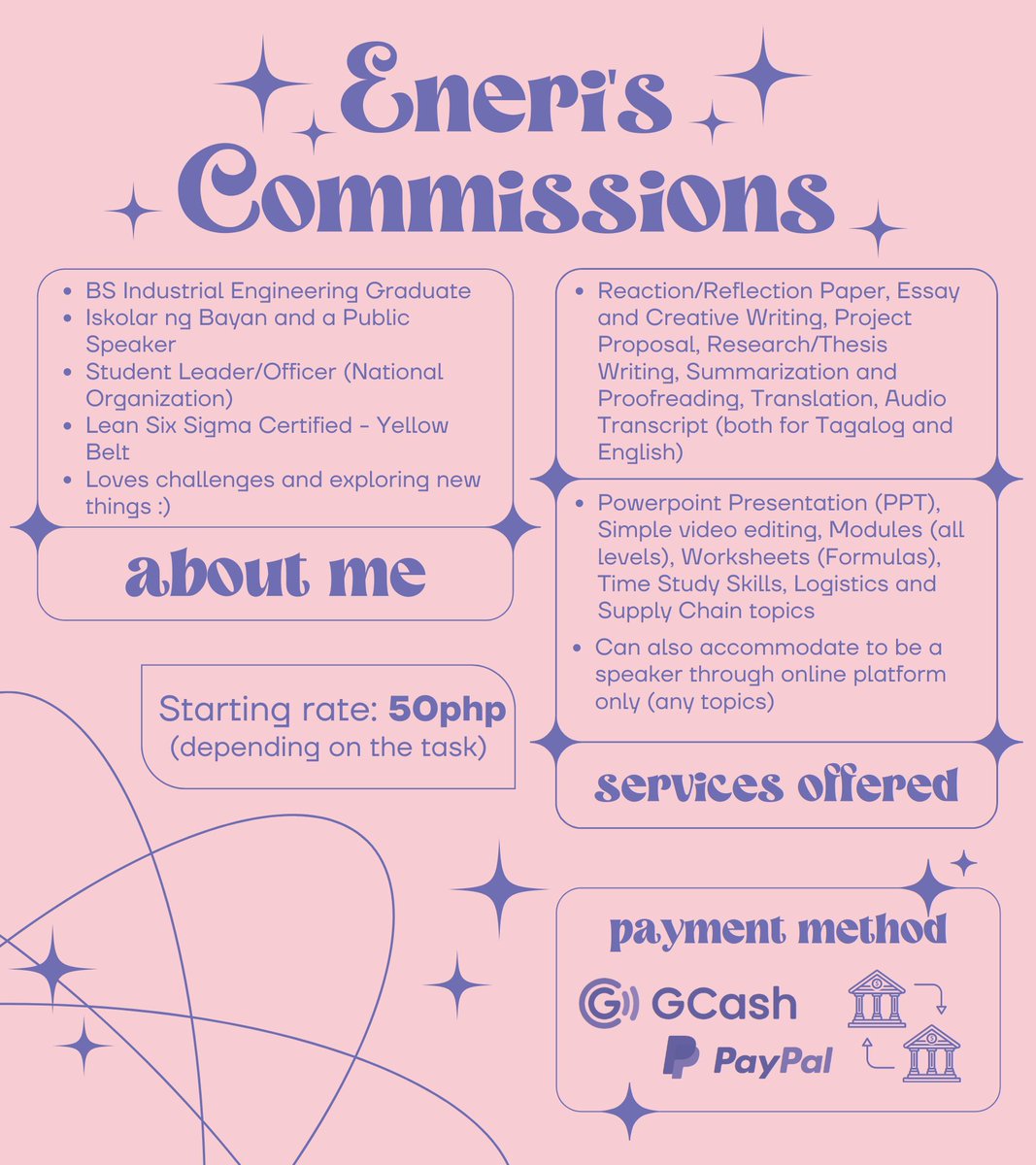 Eneri's Assistance - OPEN for comms tweet media