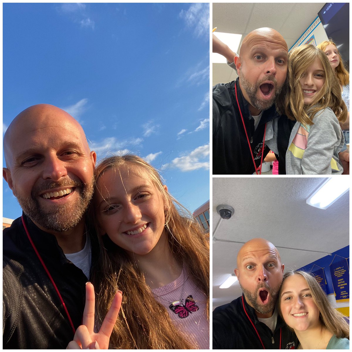 ASchirg's tweet photo. How do we have a 10th, 6th, and 5th grader? Happy First Day! #ForFairbanks #HeartMindMuscles https://t.co/I7qtAjsNfY