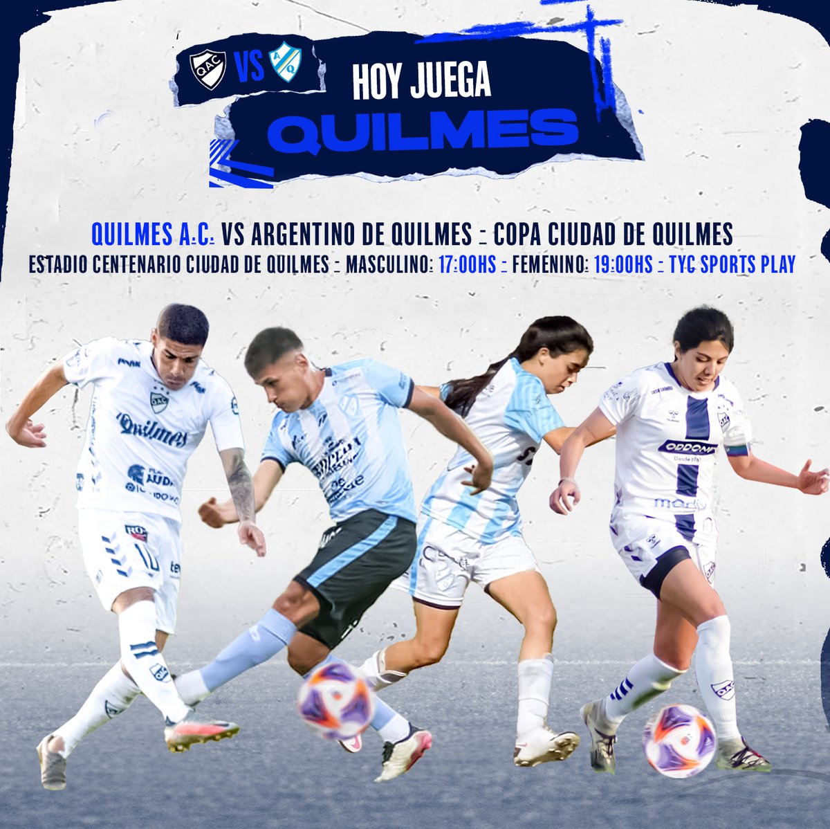 qacoficial's tweet photo. #HJQ #CopaQuilmes | Hasta las 15, retirá sin costo tu entrada por la Sede Social para los encuentros de esta tarde ante @ArgdeQuilmesOf 

#SomosQuilmes https://t.co/fDUjkdRyp5