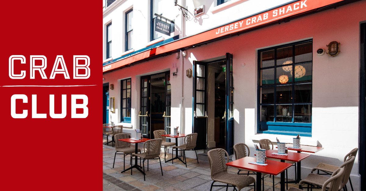 Have you signed up yet for our Crab Club? Get all our latest news and offers... and a cheeky £10 welcome gift to spend at our Market Street restaurant 🦀 bit.ly/crabclub #CrabClub #jerseycrabshack