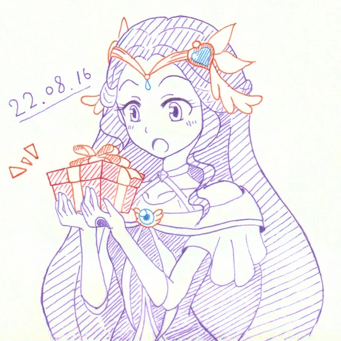 1日遅れだけど、結局髪も塗ったアースさんと、アスミおたおめ2コマすこマンガです。
#風鈴アスミ生誕祭 
#キュアアース生誕祭 