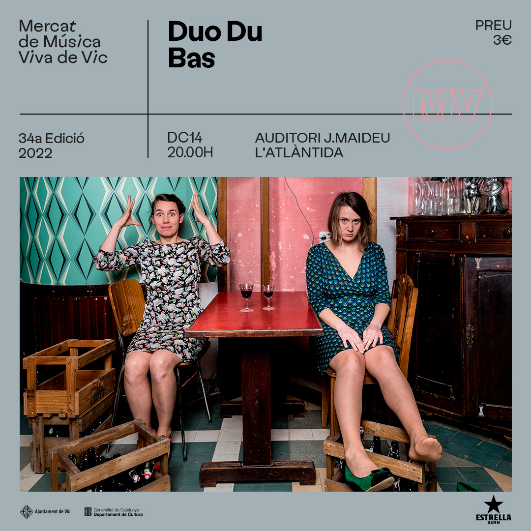 ▪️ <a href="/DiegoMartez/">Diego Martez</a>  (cançó d'autor) ➖Referent de la cançó a Argentina, amb gairebé 20 anys de trajectòria i 5 discs d'estudi
▪️  Duo du Bas (cançó) ➖ Dues franceses que exploren diferents llenguatges i els objectes quotidians