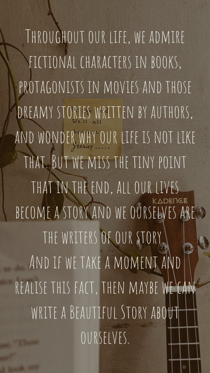 JbdPages's tweet image. Do you feel the same??? And do you believe that you are the writer of your own story????