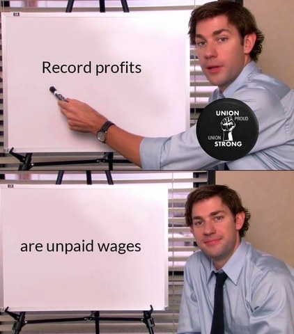 #recordprofits = #unpaidwages 
#unionissues #organizing #afscmestrong #afscmeorganizing #unionorganizing #betterwages