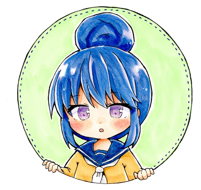 先日のりんちゃんとなでしこ、スキャンしてみた(*'ω'*)コピックだとスキャンしてもしっかり色が出てくれるから良いね 
