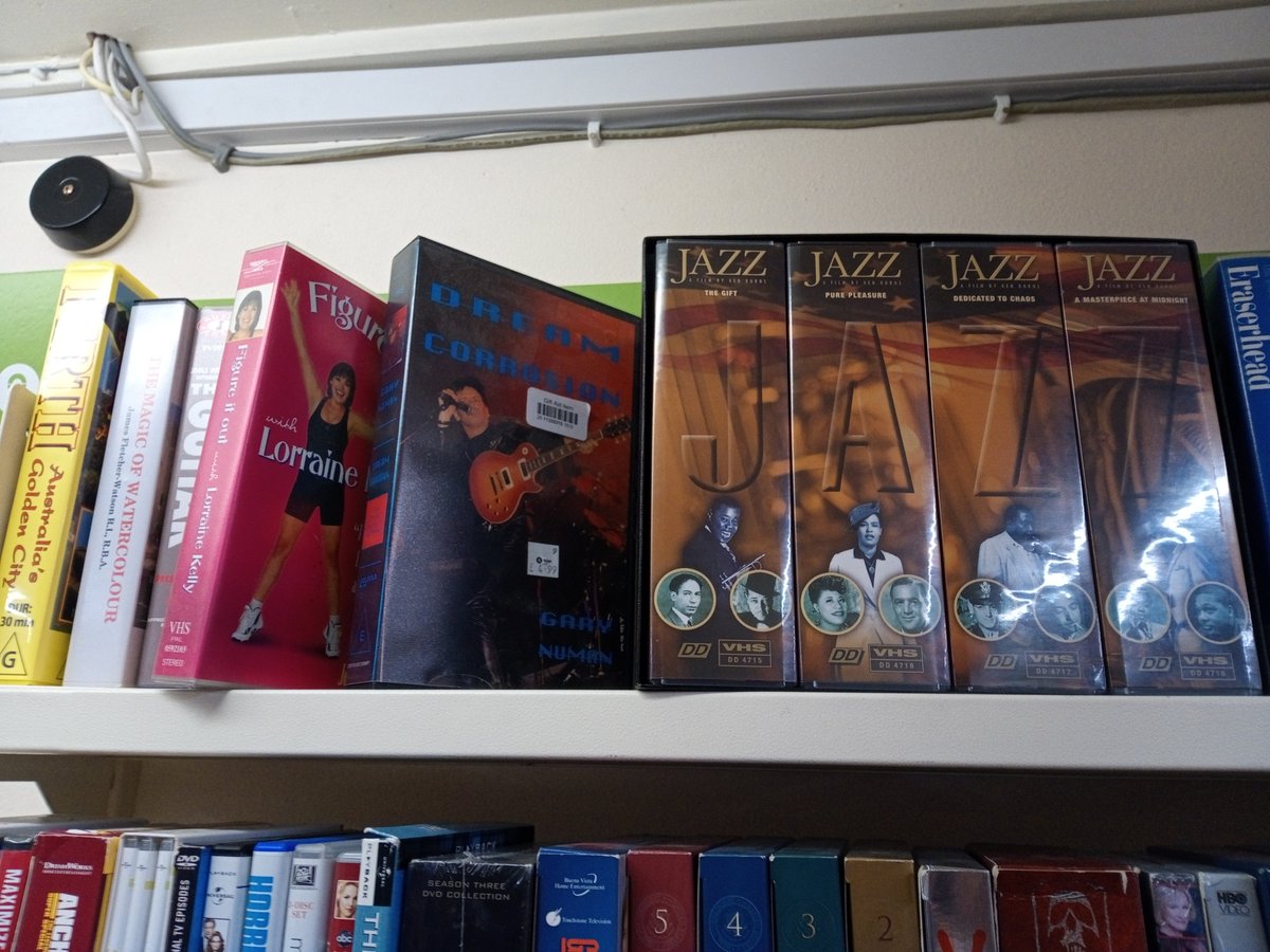 Finally tracked down that 8 VHS box set on the history of jazz at my local Oxfam.