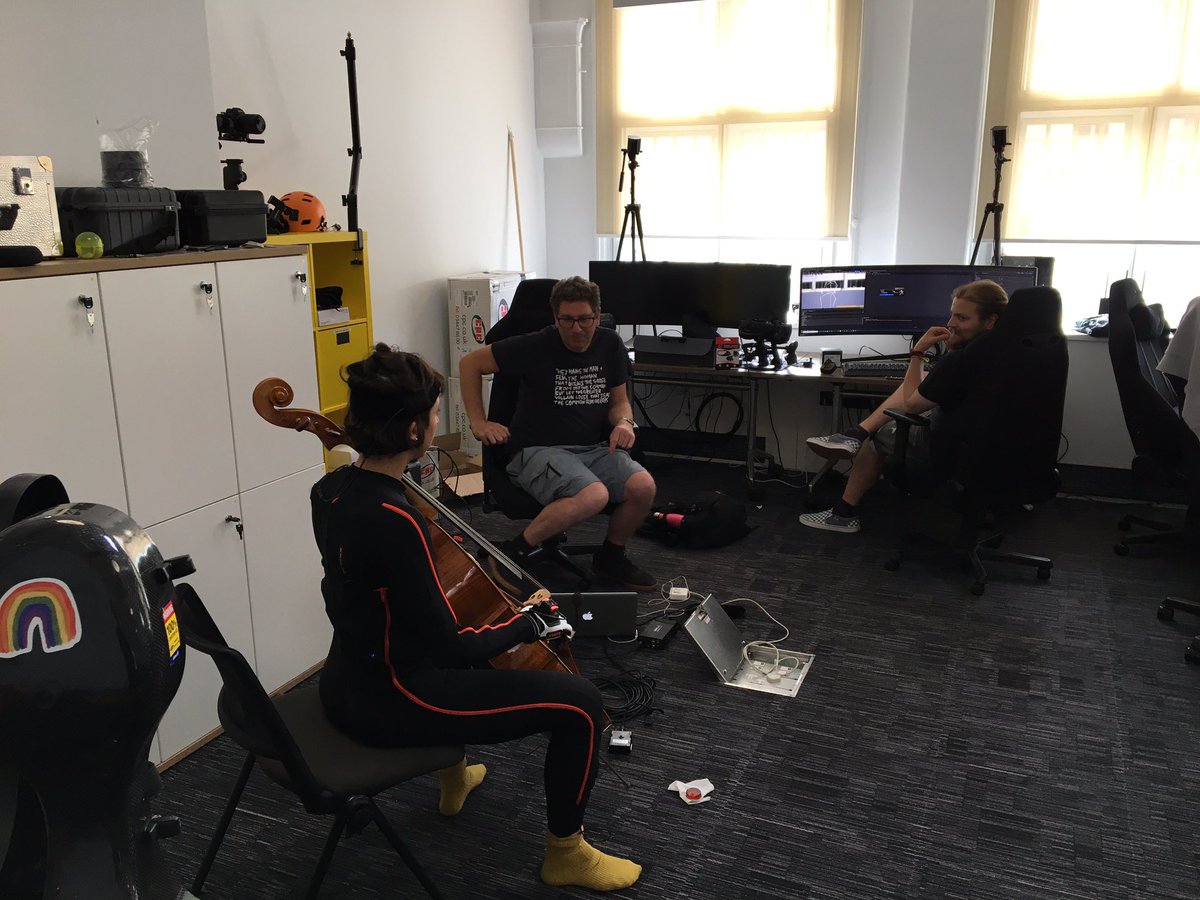 Cellos! Just another day in the <a href="/XR_Stories/">XR Stories</a> R&amp;D Lab with <a href="/ben_eyes/">Ben Eyes</a> and the team…