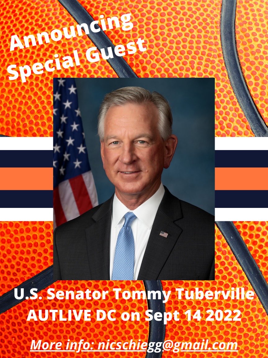 coachbrucepearl's tweet photo. I’m going to be in DC on Sept14 to #AUTLIVE cancer. Pleased that my friend @SenTuberville &amp; other special guests will be joining our fight.

Link below for individual event tickets. DM @nicschiegg for sponsorship opps. #WarEagle! 
🎟: https://t.co/Czojw8bYxd https://t.co/9vBwn0eizb