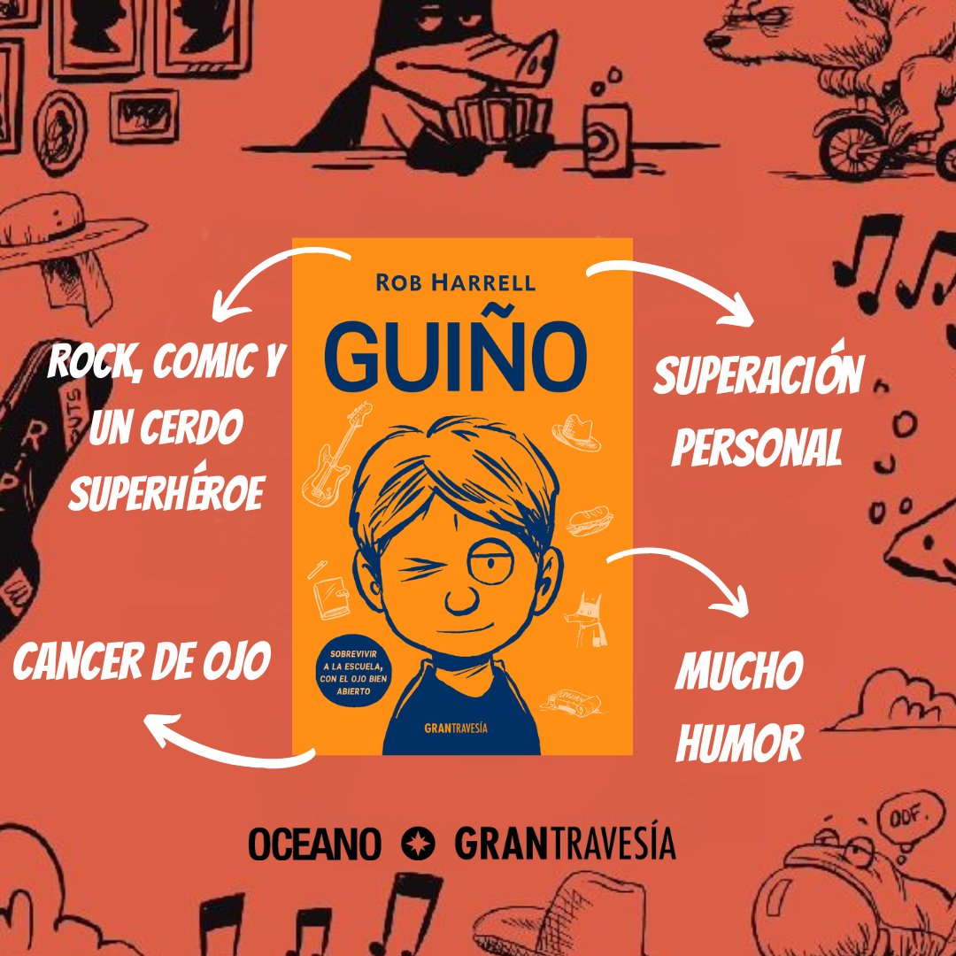 OceanoGTravesia's tweet photo. Ross es un chico normal que debe enfrentarse a una situación extraordinaria. Cancer, instituto, humor, Baticerdo, guitarra eléctica... todos forman parte de esta historia 😉😜

#Guiño #wink #robharrell #granTravesia https://t.co/Wmqkc0J8sK