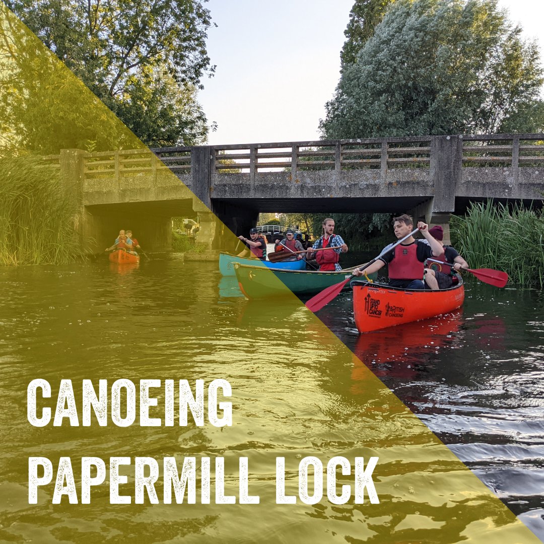 Next Tuesday 23rd Aug we're Canoeing on the River Chelmer.
Spaces are limited so if you'd like to join in get in touch quickly!