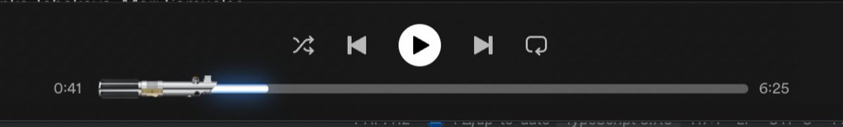 hani_delneri's tweet photo. When you play star war's theme song on spotify :) https://t.co/BfoIwRAOwC