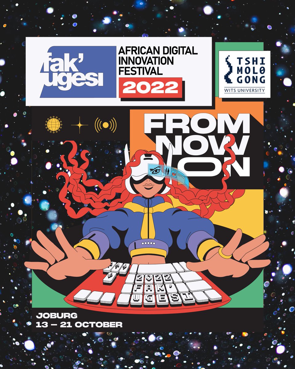 ⚡FAK’UGESI FESTIVAL 2022 ZINE AND PROGRAMME LAUNCH ⚡
Fak’ugesi takes the opportunity, in a world reshaping itself after a global pandemic, to pause: to see where we are and to look into our African digital future. 

Read the FAKU’ZINE, here: fakugesi.co.za/programme-2022/