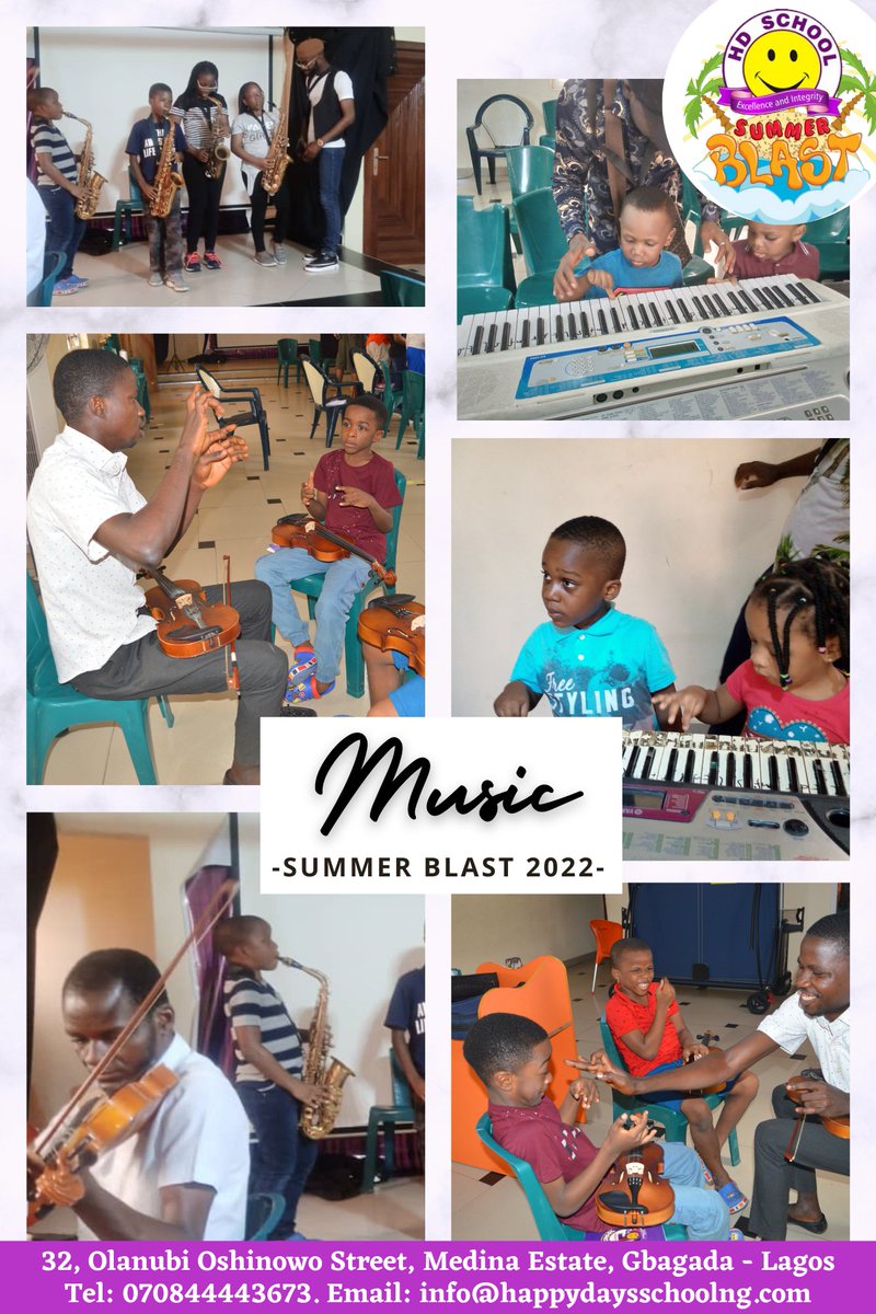Making music involves more than the voice or fingers playing an instrument; a child learning about music has to tap into multiple skill set, often simultaneously.
#summerblast #summerschool2022 #summerschoolinlagos #schoolsingbagada #happydays #happyme #summertime