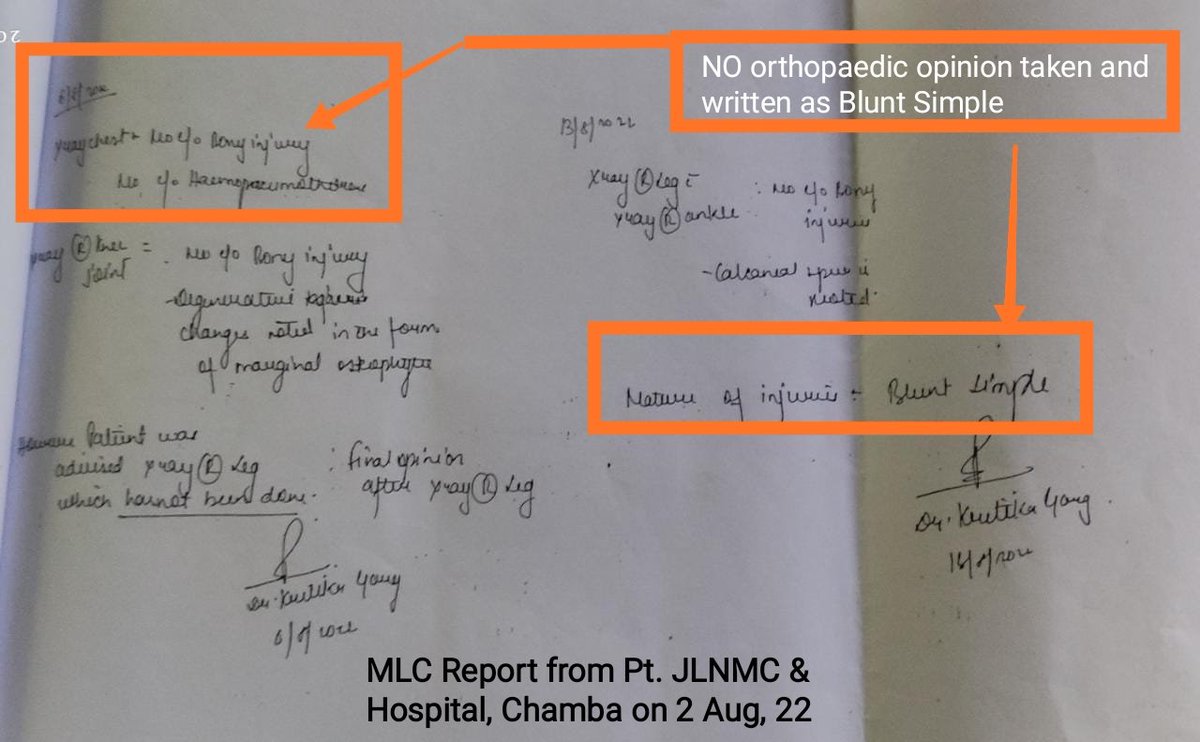RKS_Chamba_HP's tweet photo. RKS request DC Chamba to please instruct medical superintendent, JLNMC, Chamba to take this matter at earliest without any delay, so that justice can prevail. Family is in trauma the way Citi Police &amp; JLNMC deliberately mishandled the case.
@DCChamba @CMOHimachal @Dr_rajivsaizal https://t.co/ZnwXCgPd1s