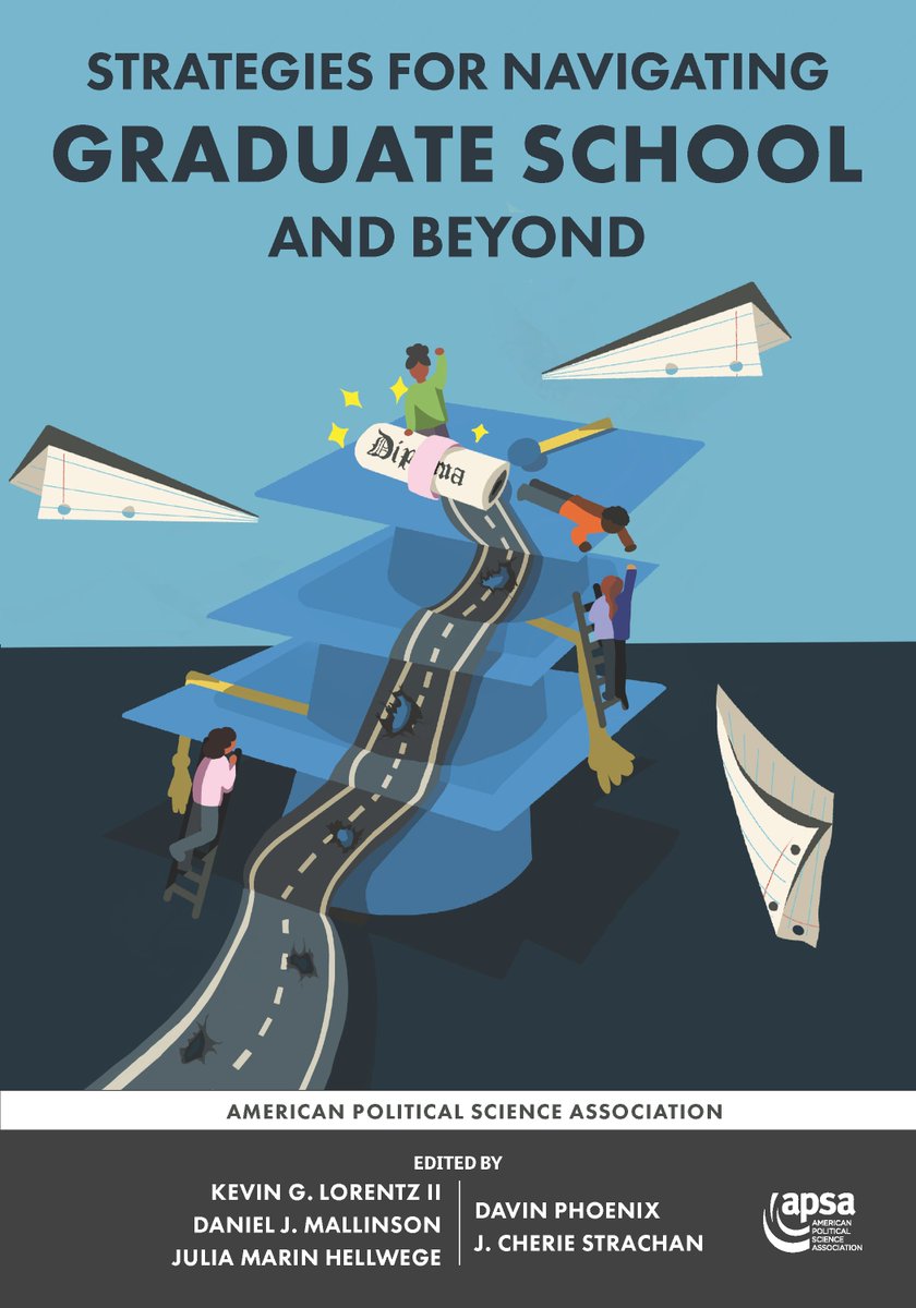 adnanrasool's tweet photo. The job market is grueling, getting through grad school is hard and all of it takes a real toll on your mental health. It was so liberating to talk abt all this with my co-authors - @AnnaMeierPS & @AnneliseRussell - in our chapter for #StrategiesforGradSchool It is out soon! https://t.co/jtUEs1Rk9F