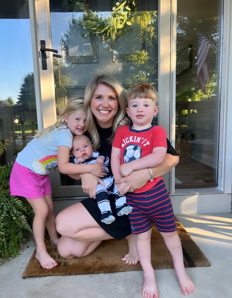 First day of school for me and <a href="/Coach_Scally/">Jeremey Scally</a> (not pictured because he left early)! These little faces still have a few more weeks of pjs and summer fun! Let’s do this, 2022-2023! #hcsd1
