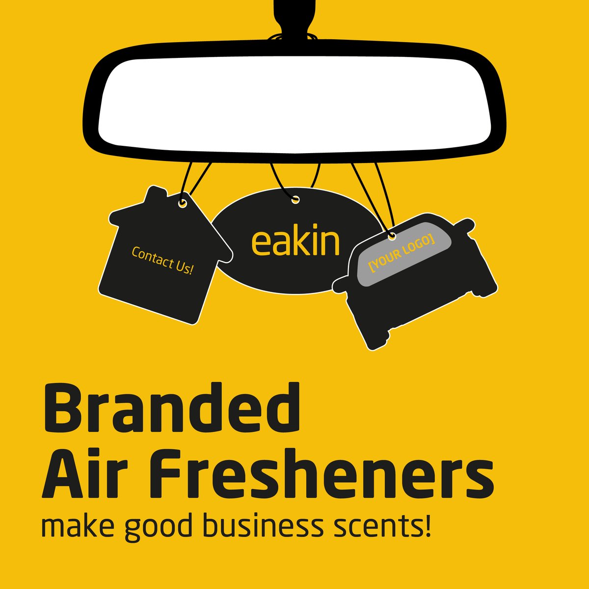 Boost brand exposure &amp; drive more sales with branded air fresheners! Scent is more powerful than you think - it helps evoke memories &amp; trigger emotions, helping your brand become more recognisable.
Available in different shapes, sizes &amp; scents, with designs tailored to your needs