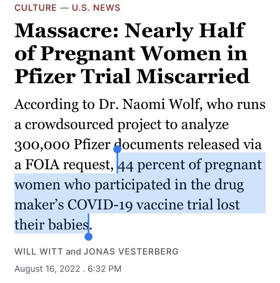 kumarnandaj's tweet photo. Pfizer documents ordered by a US judge to be released showed that 44% of pregnant women in the COVID-19 vaccine trial lost their babies.
This is the drug many of Liberals in India &amp; the Lutyens Media wanted PM Modi to  import. 
Thank God India went for Covidshield and Covaxin https://t.co/dltfvxlgDn