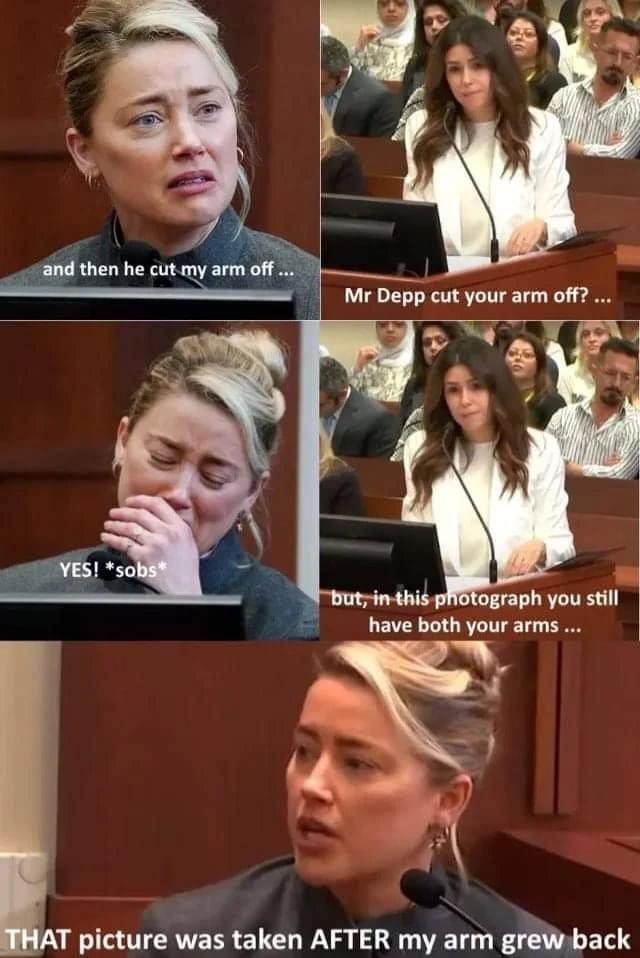 Amber’s gaslighting in Court…..😂

#AmberTurd
#AmberHeardIsALiar
#AmberHeardIsAHusbandBeater 
#AmberHeardIsANarcissist
#JohnnyDeppRises
#JohnnyDeppKeepsWinning