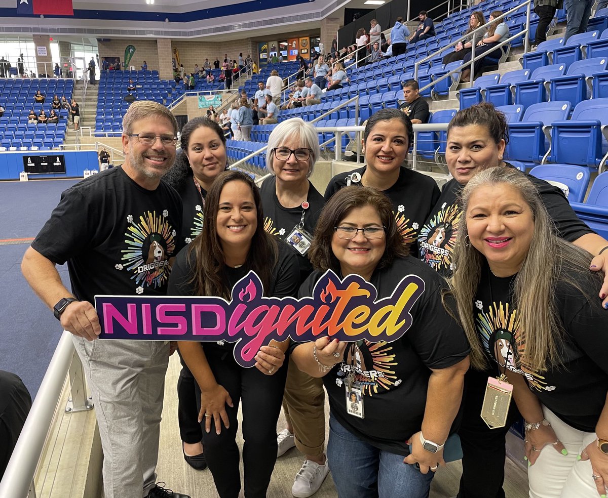 We are <a href="/NISDDriggers/">Rita Kay Driggers ES</a> ignited to be at #nisdignited convocation!