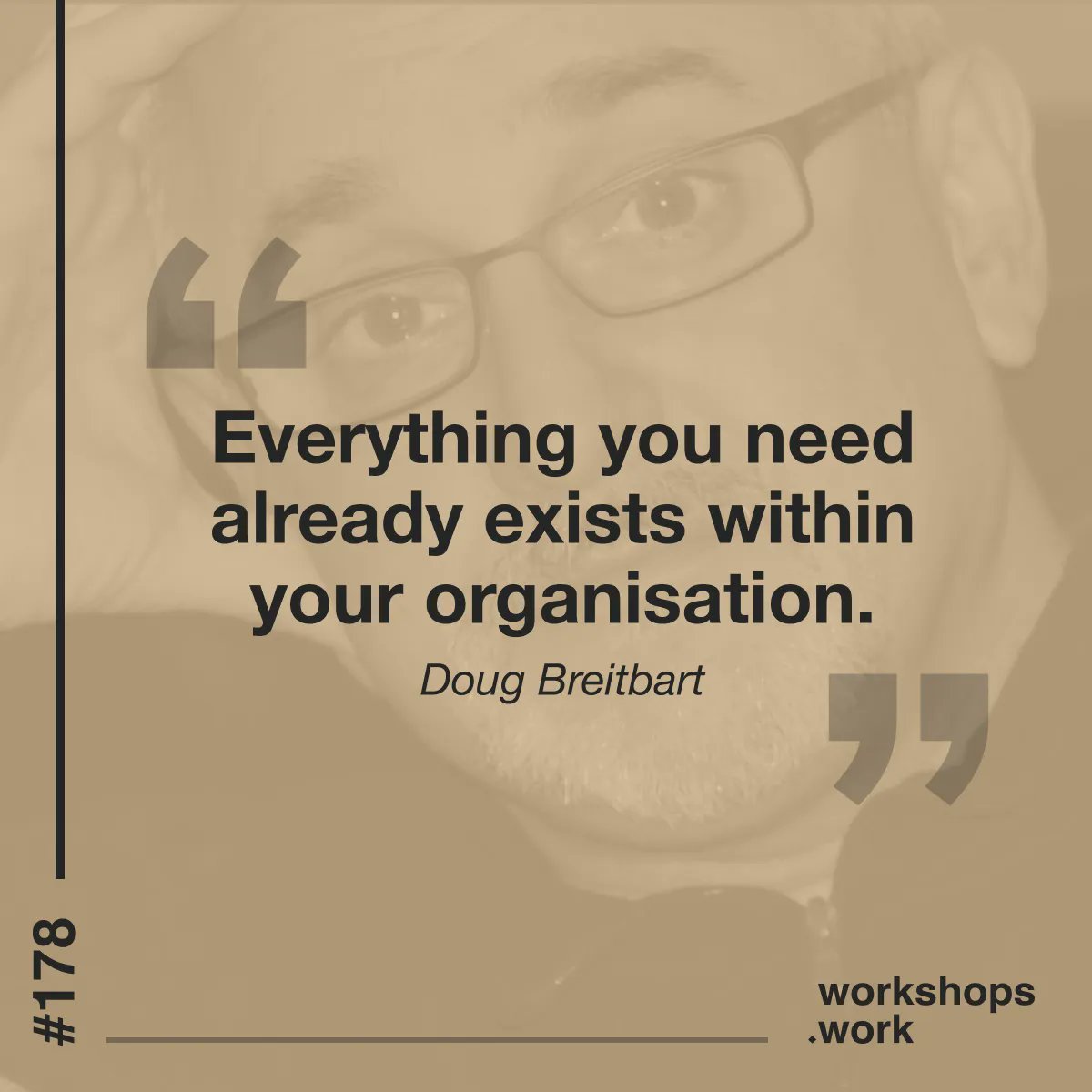Douglas Breitbart couldn’t be clearer about organisational change:

➡️ It’s an internal process. ⬅️

If we try to make it otherwise, the process will not succeed.

🎧 Hear about Doug’s approach and learn how to adopt it in your own work: workshops.work/podcast/178
