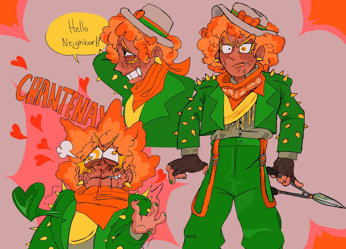 IEATSOCKZZ's tweet photo. 🥕🌼 I love plants and vegetables 

#Cuphead #chaungney #orangecompote #chaunceychantenay #cagneycarnation https://t.co/vuLTNqbMkn