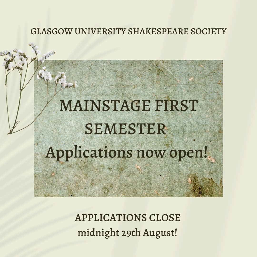 GU Shakespeare Soc tweet media