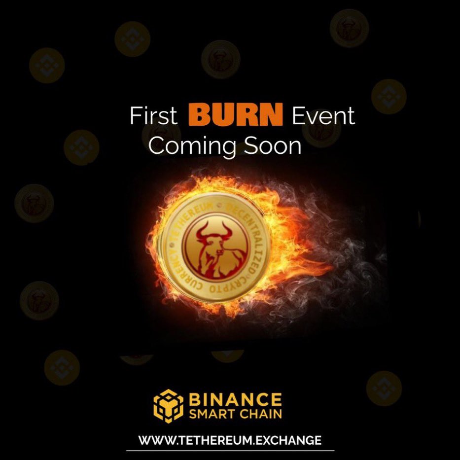 TethereumToken's tweet photo. First Burn 🔥 Coming Soon
#tethereum #tethereumtoken #tethereumexchange #t99 #beep20 #binancecoin #binance #btc #crypto #cryptocurrency #newcryptocurrency #newcrypto #cryptonews #BNB #coinmarketcap #coingecko #meta #nfts #coinbase #ftx #kraken #bitfinex #bybit #CoinStore https://t.co/5TMxR2qV5q